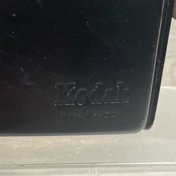 Vintage Kodak Germany Camera Case Black Leather #87189 - Picture 2 of 11